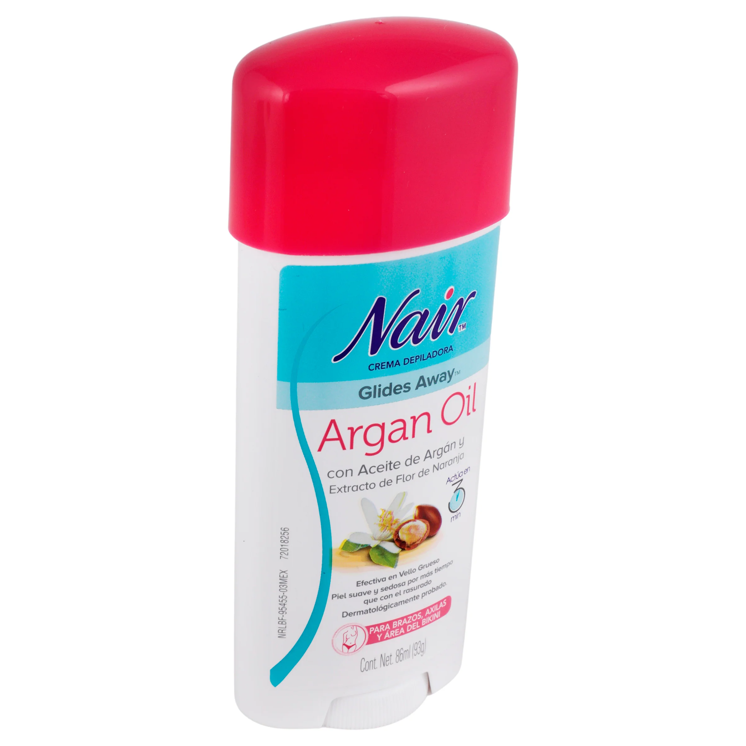Crema Depilatoria Nair Glide Away Argan Oil Corporal 93 G - Image 2