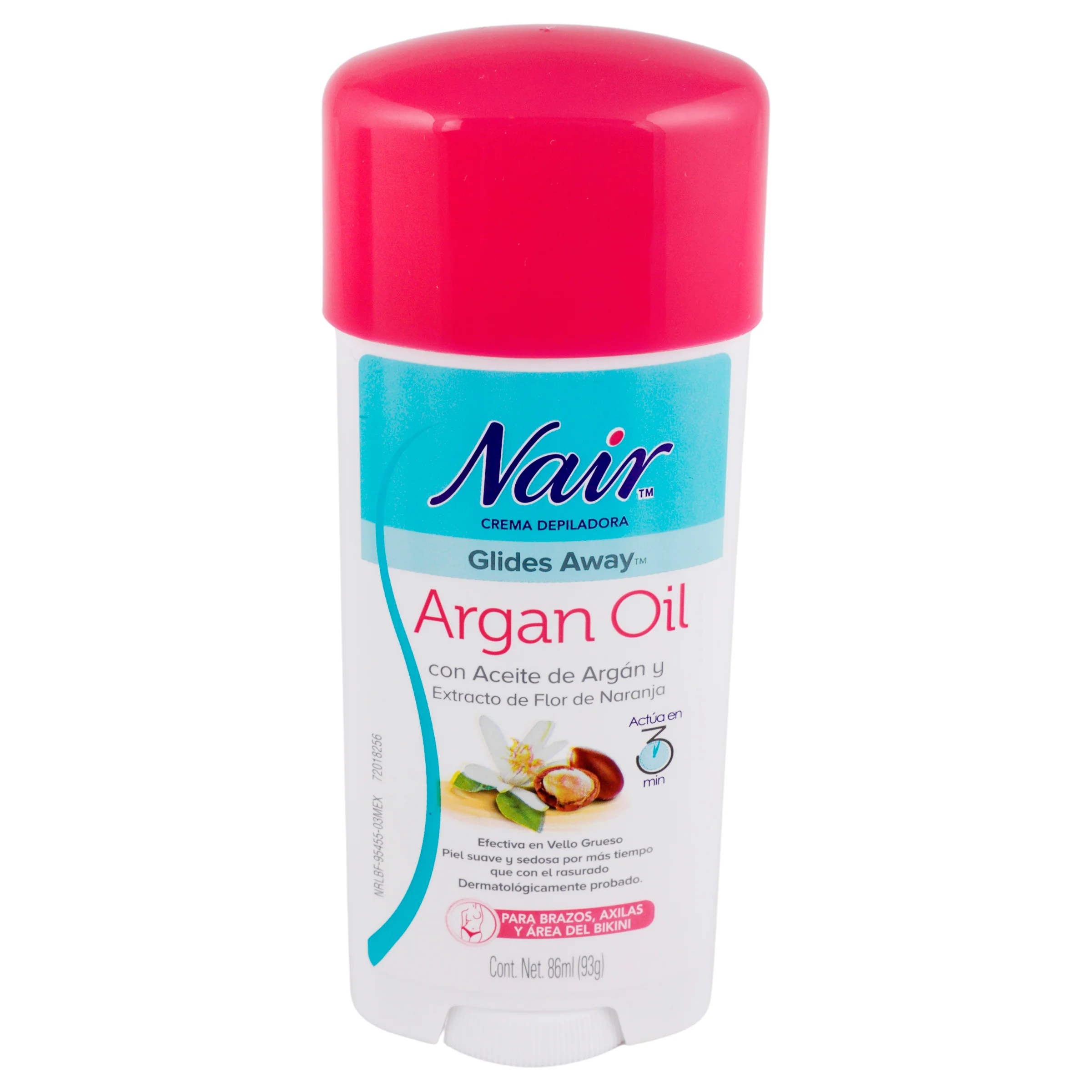 Crema Depilatoria Nair Glide Away Argan Oil Corporal 93 G - Image 3