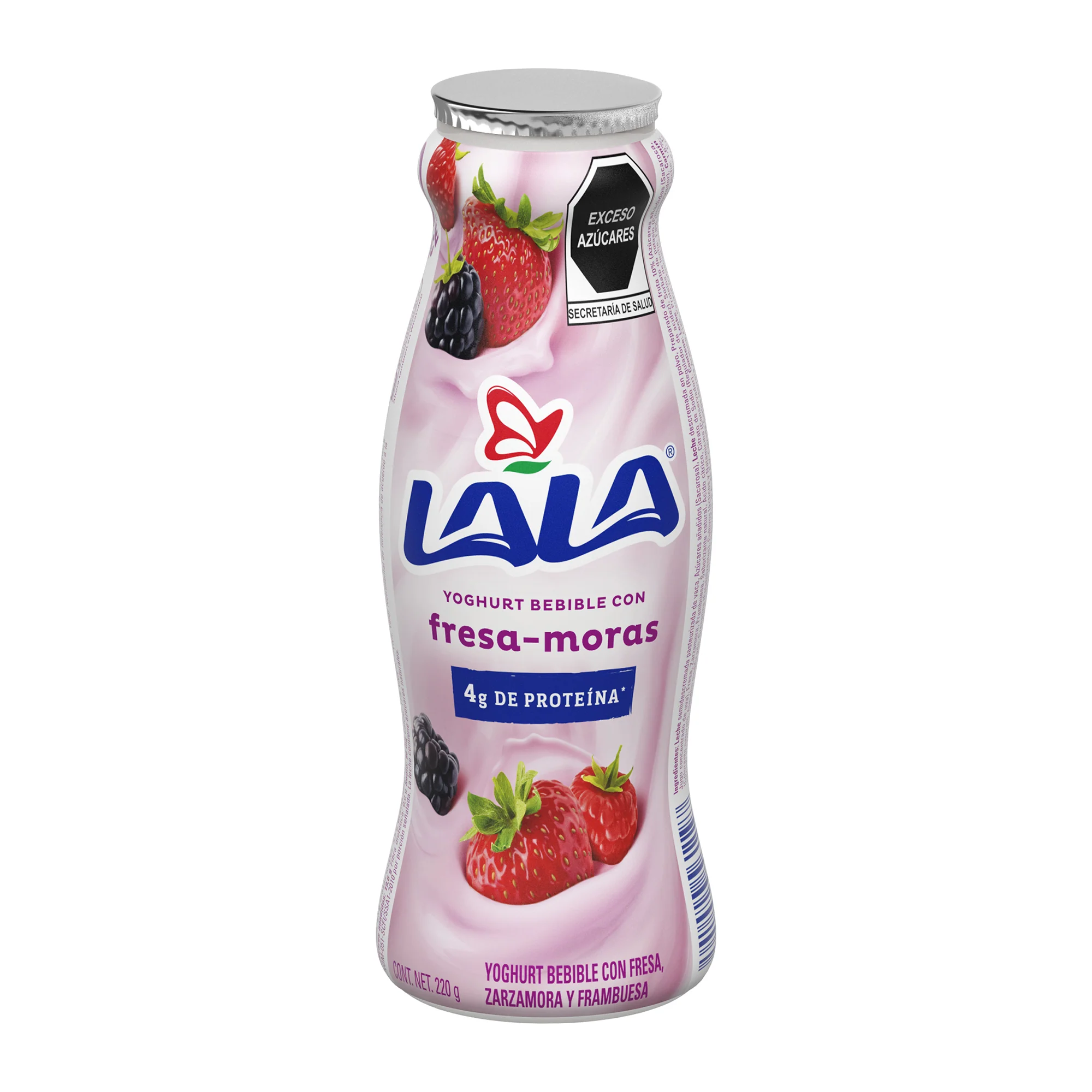 Yoghurt Lala Bebible Fresa-Mora 220 G