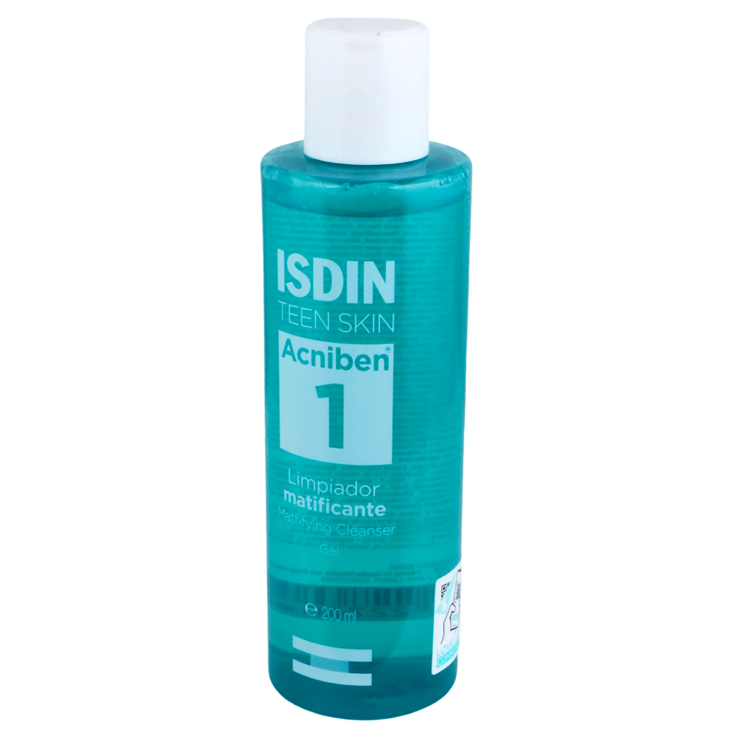 Isdin Gel Acnibe Limpiador Matificante 200 Ml - Image 4