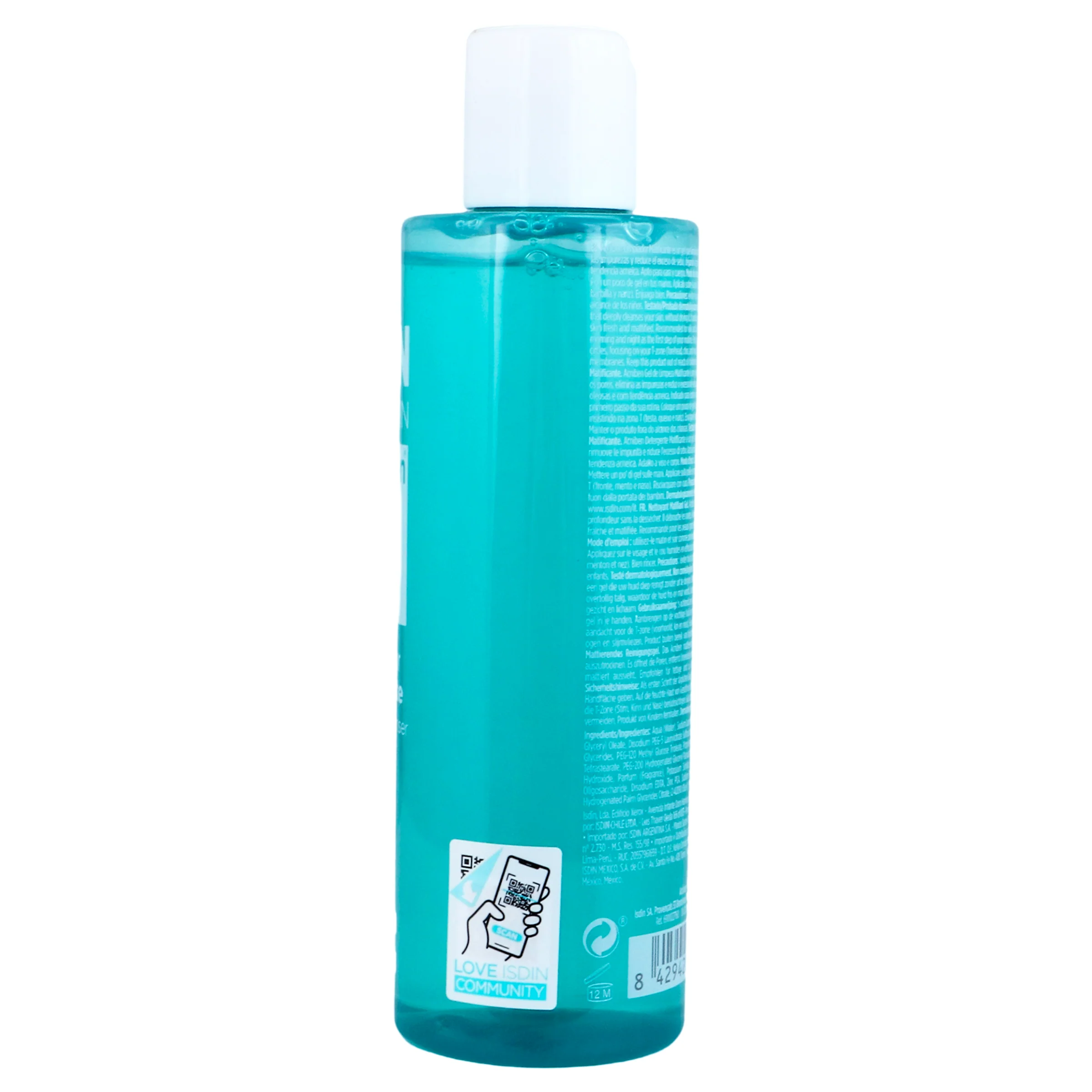 Isdin Gel Acnibe Limpiador Matificante 200 Ml - Image 5