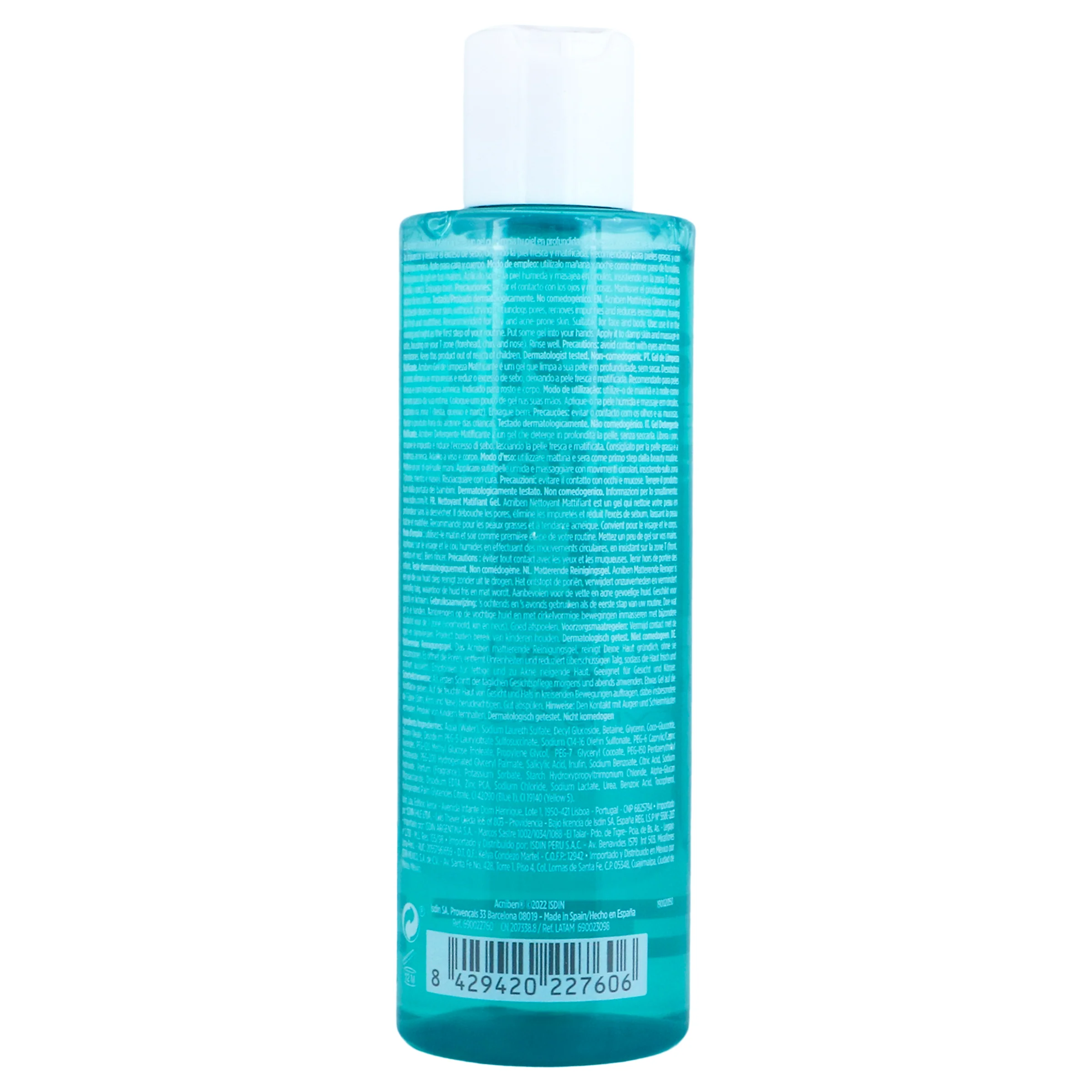 Isdin Gel Acnibe Limpiador Matificante 200 Ml - Image 7