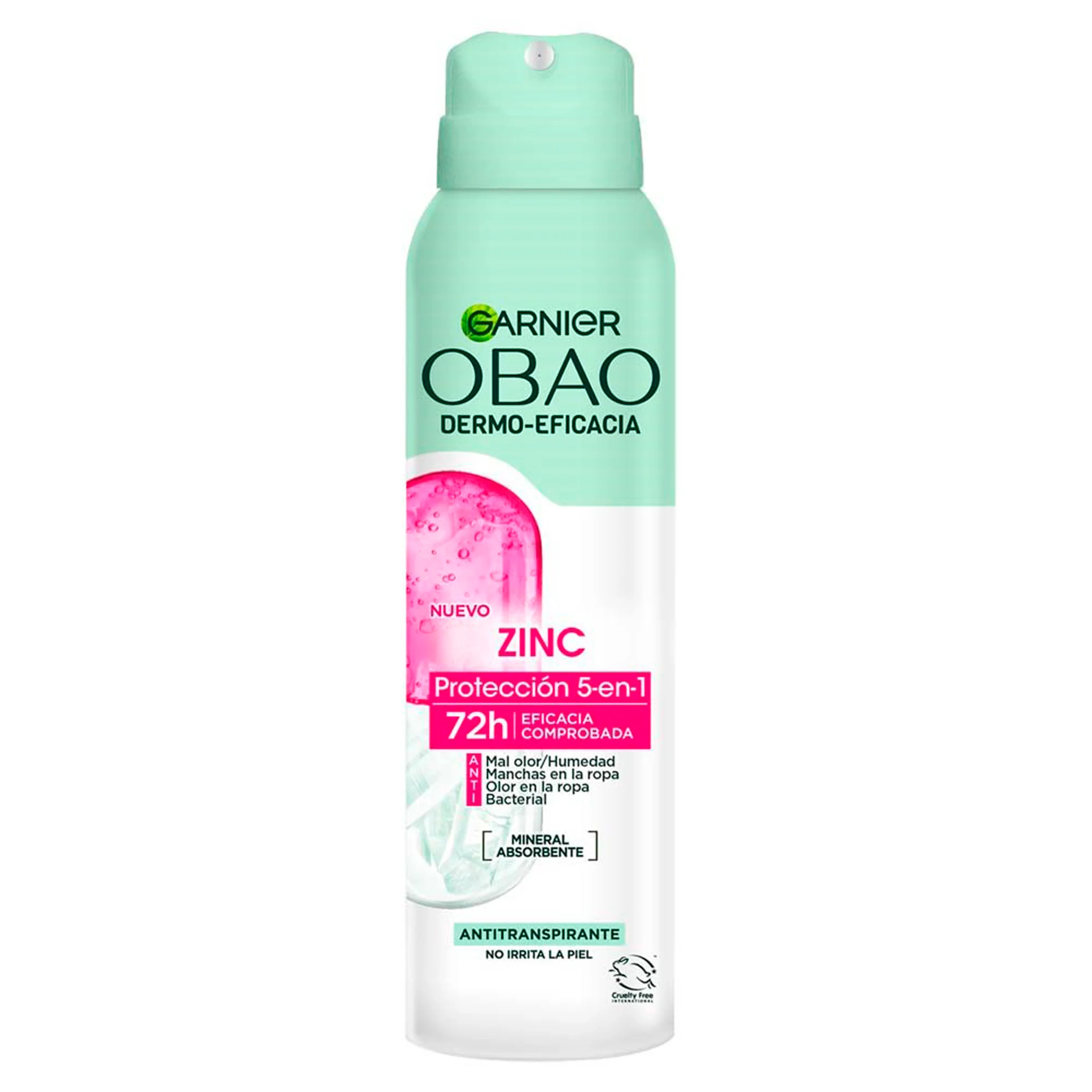 Desodorante Obao Dermo-Eficacia Zinc Spray 150 Ml
