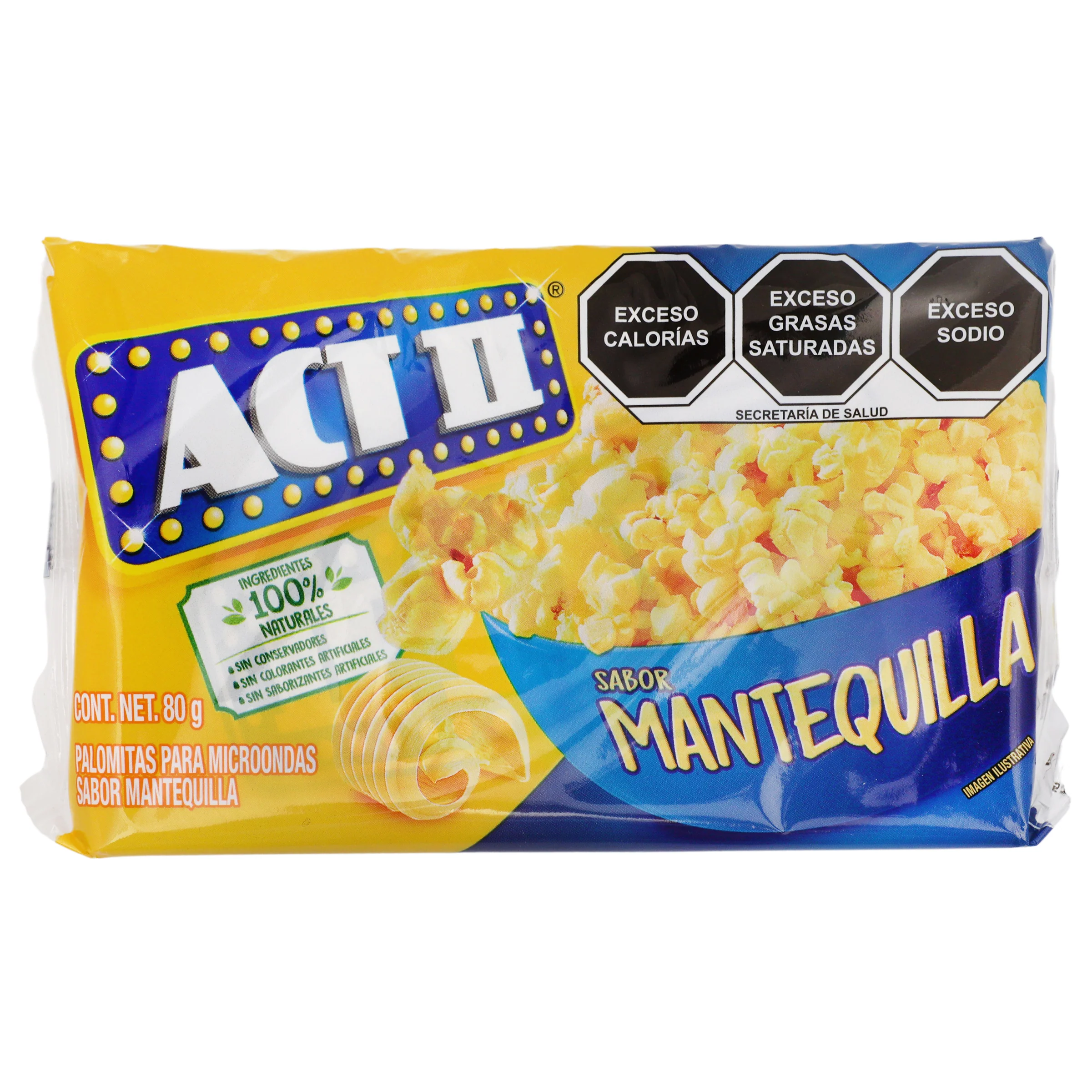 Palomitas Act Ii Mantequilla 80 G Pieza