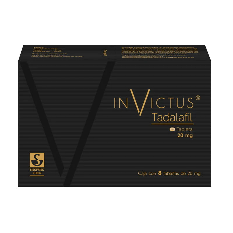 Invictus 20 Mg - Caja Con 8 Tabletas (Tadalafil) - Image 2