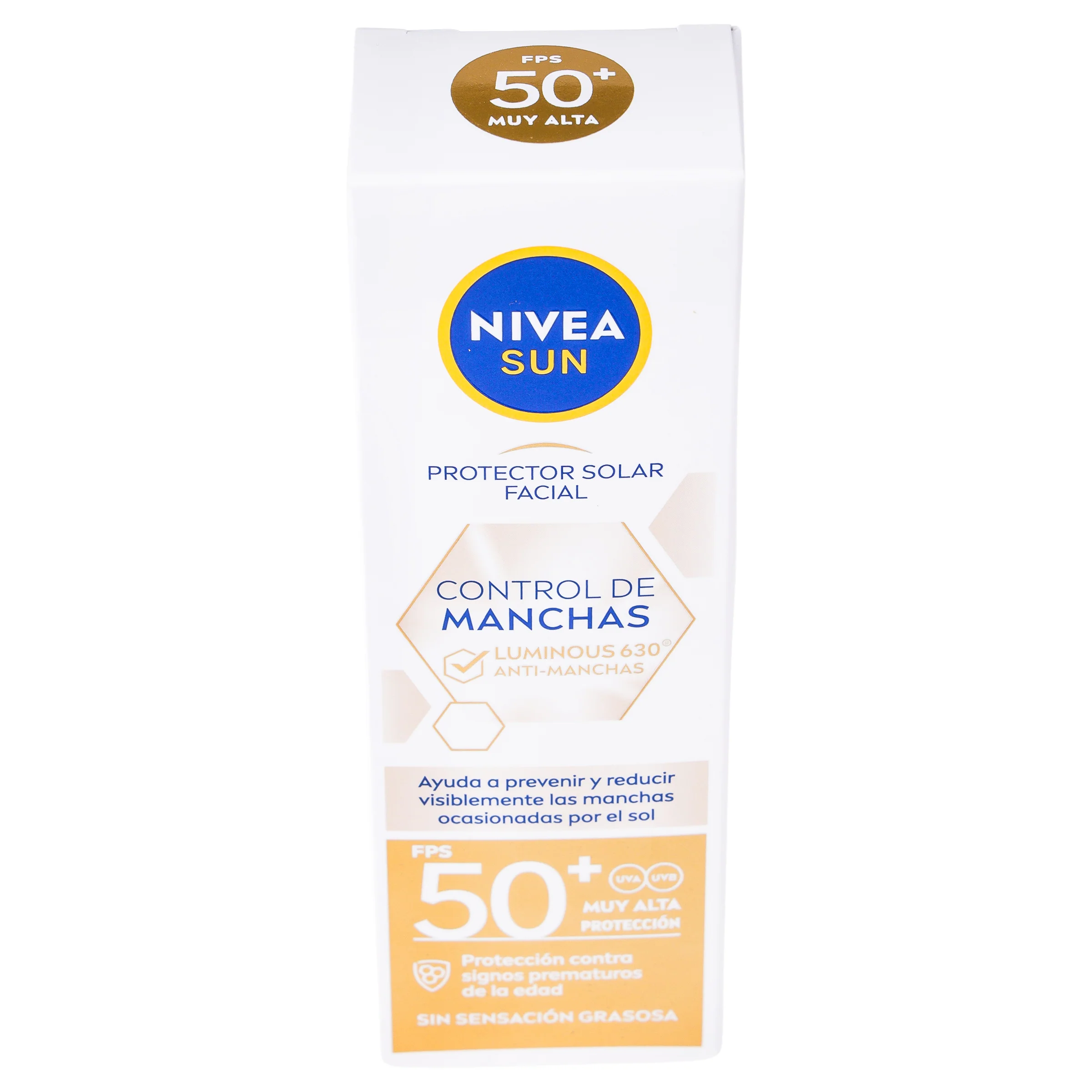 Bloqueador Nivea Sun Control De Manchas Luminous 630 Fps 50 40 Ml - Image 3