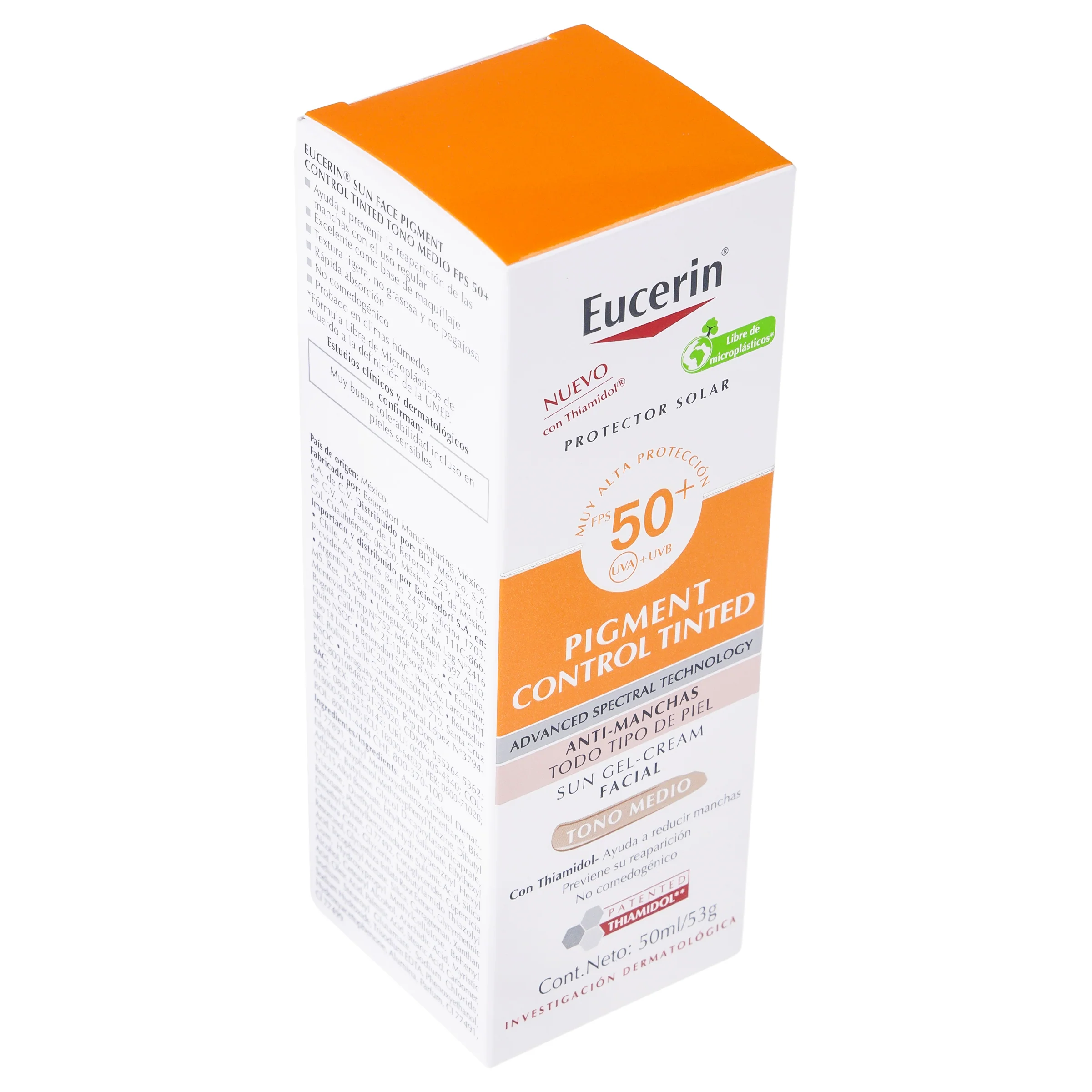 Bloqueador Eucerin Tono Medio Fps 50+ 50 Ml - Image 2