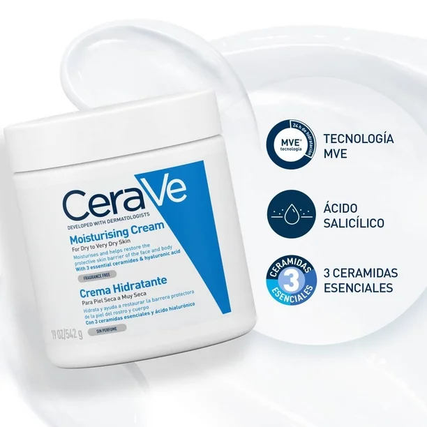 Cerave Crema Hidratante Moisturising 542 G