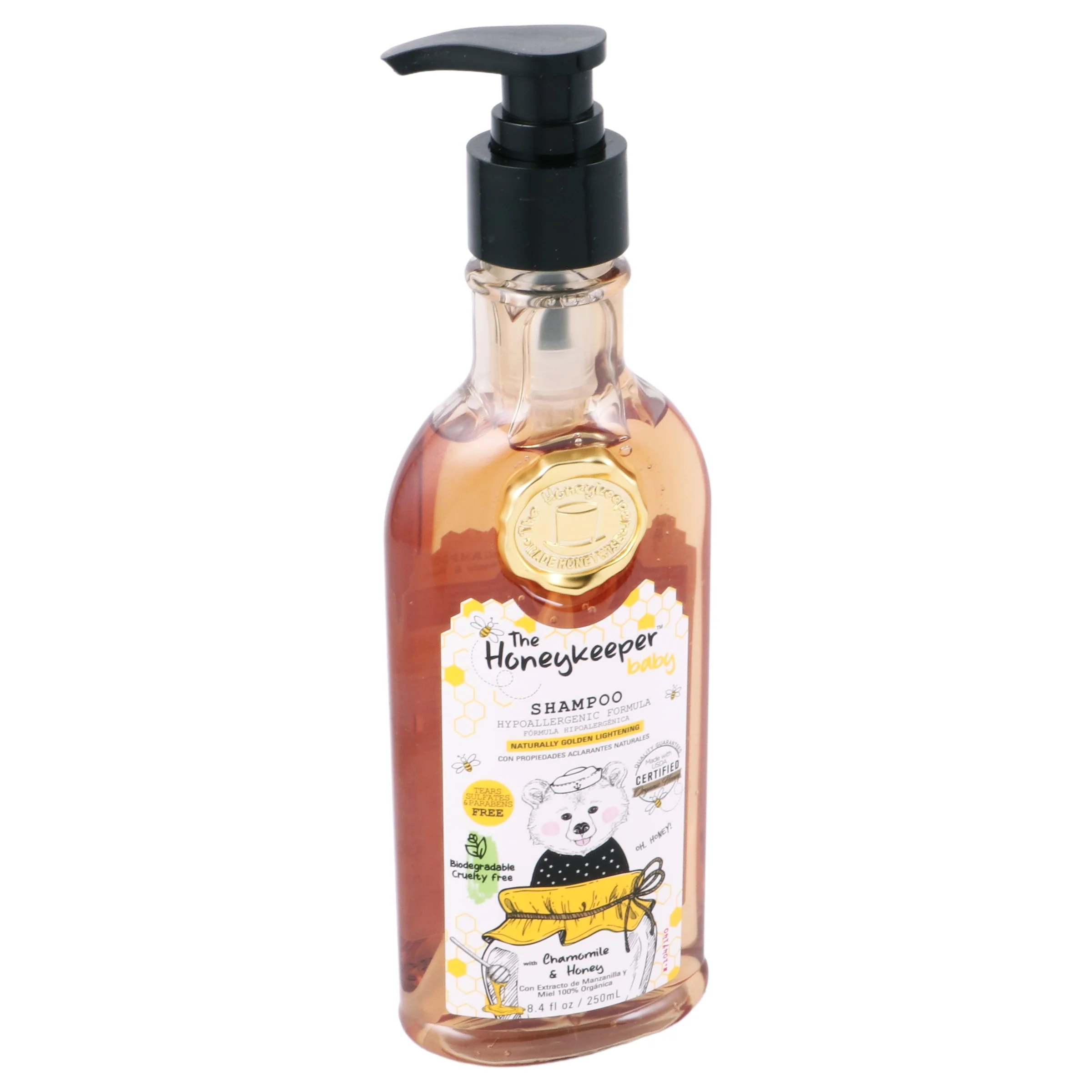 Shampoo Honeykeeper Manzanilla-Miel 250 Ml - Image 2