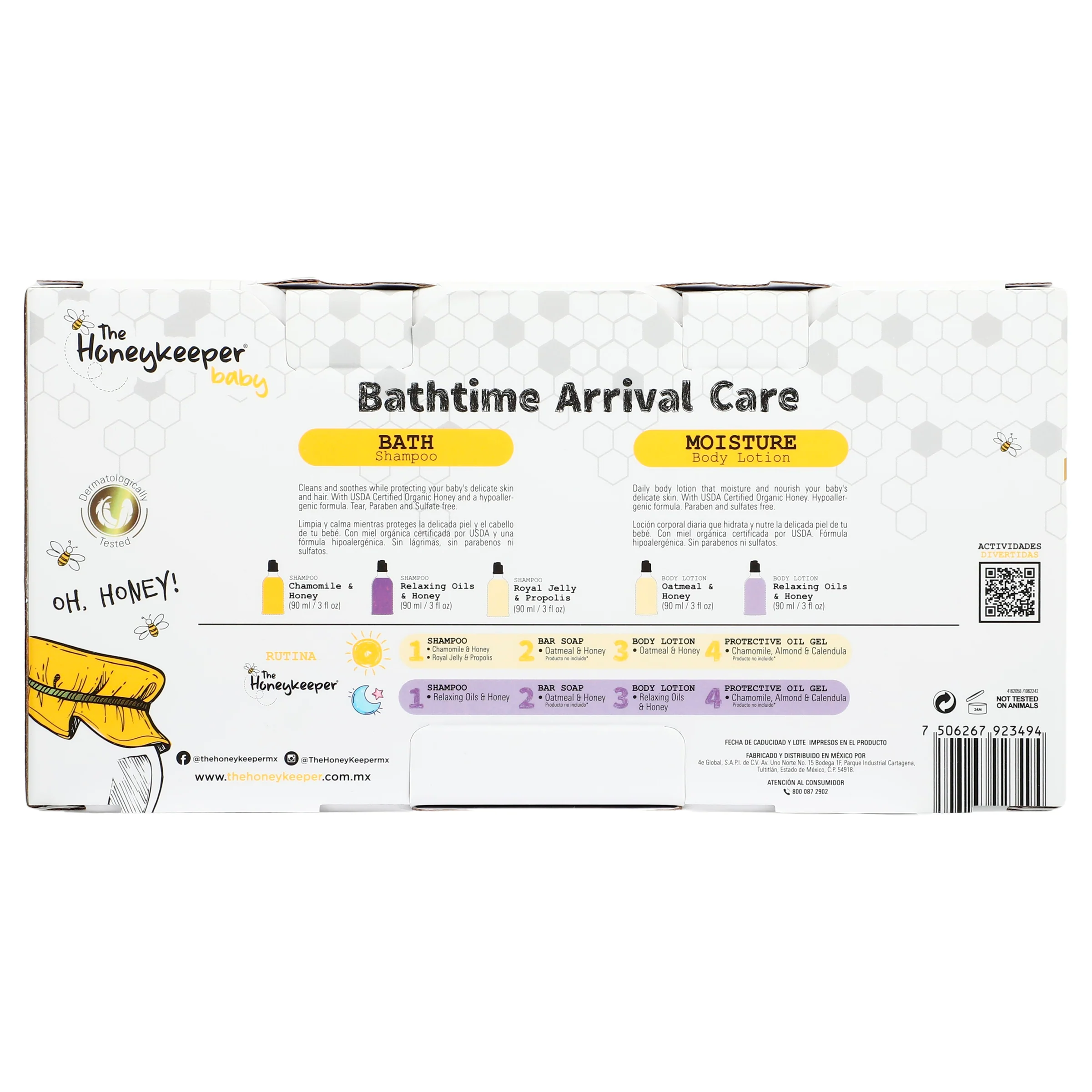 Kit Honeykeeper 3 Shampoo, 2 Locion 90 Ml - Image 4