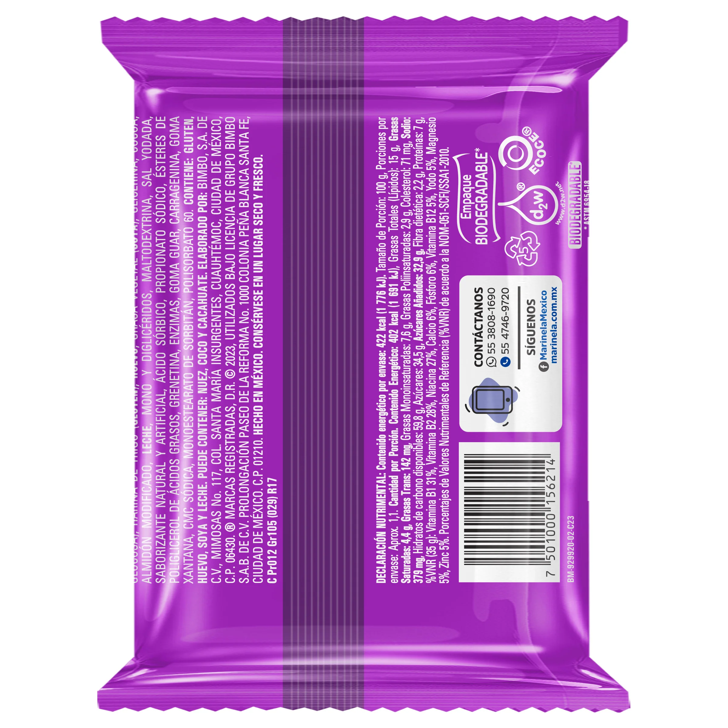 Submarinos Chocolate 105 G - Image 2