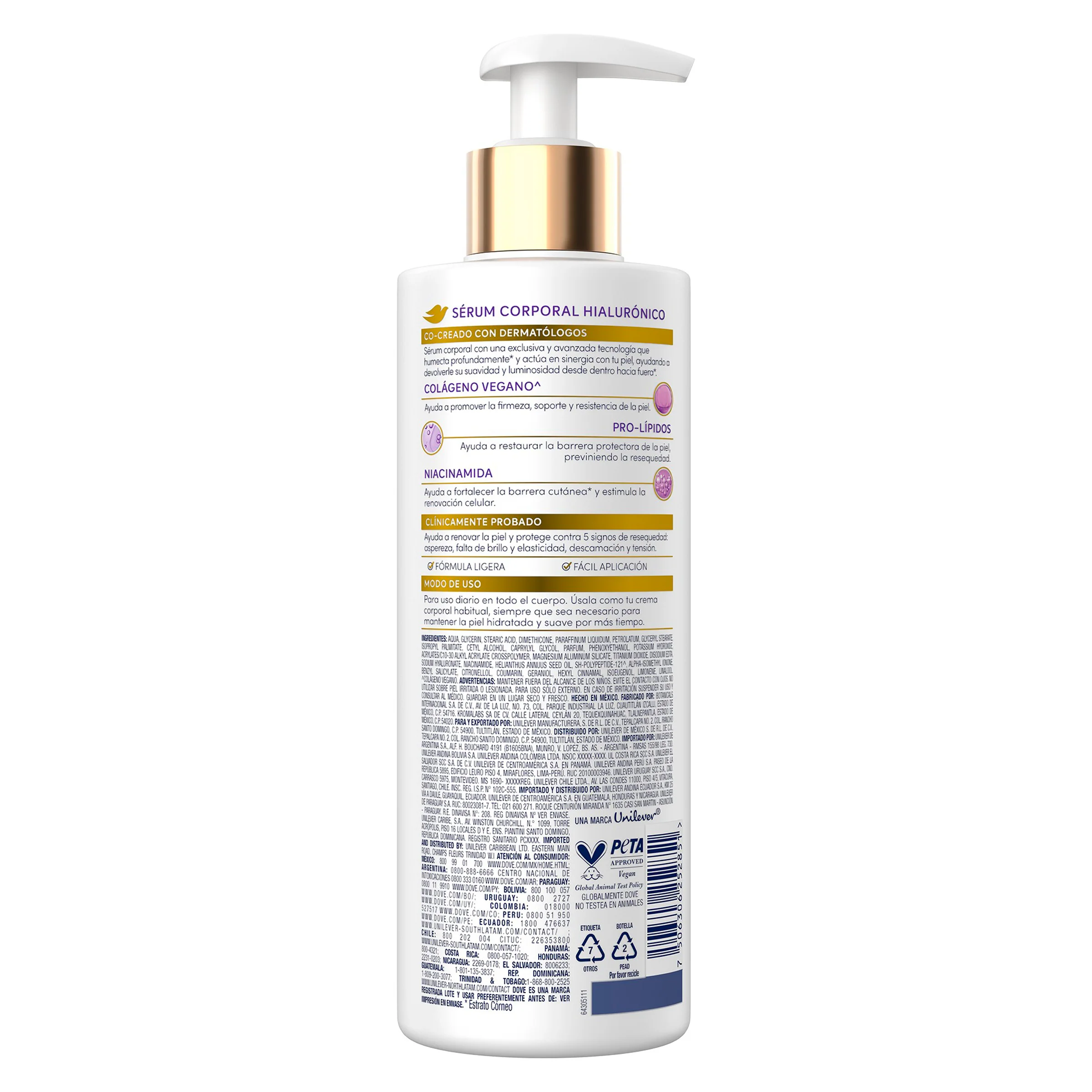Serum Dove Corporal Hialuronico 400 Ml - Image 3