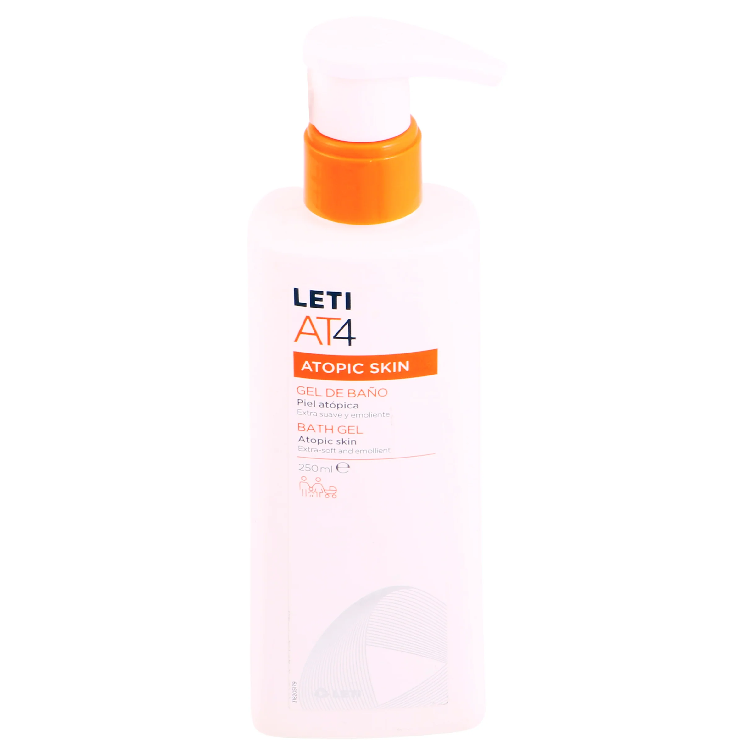 Letiat4 Atopic Skin Gel De Baño Dermo 250 Ml - Image 3