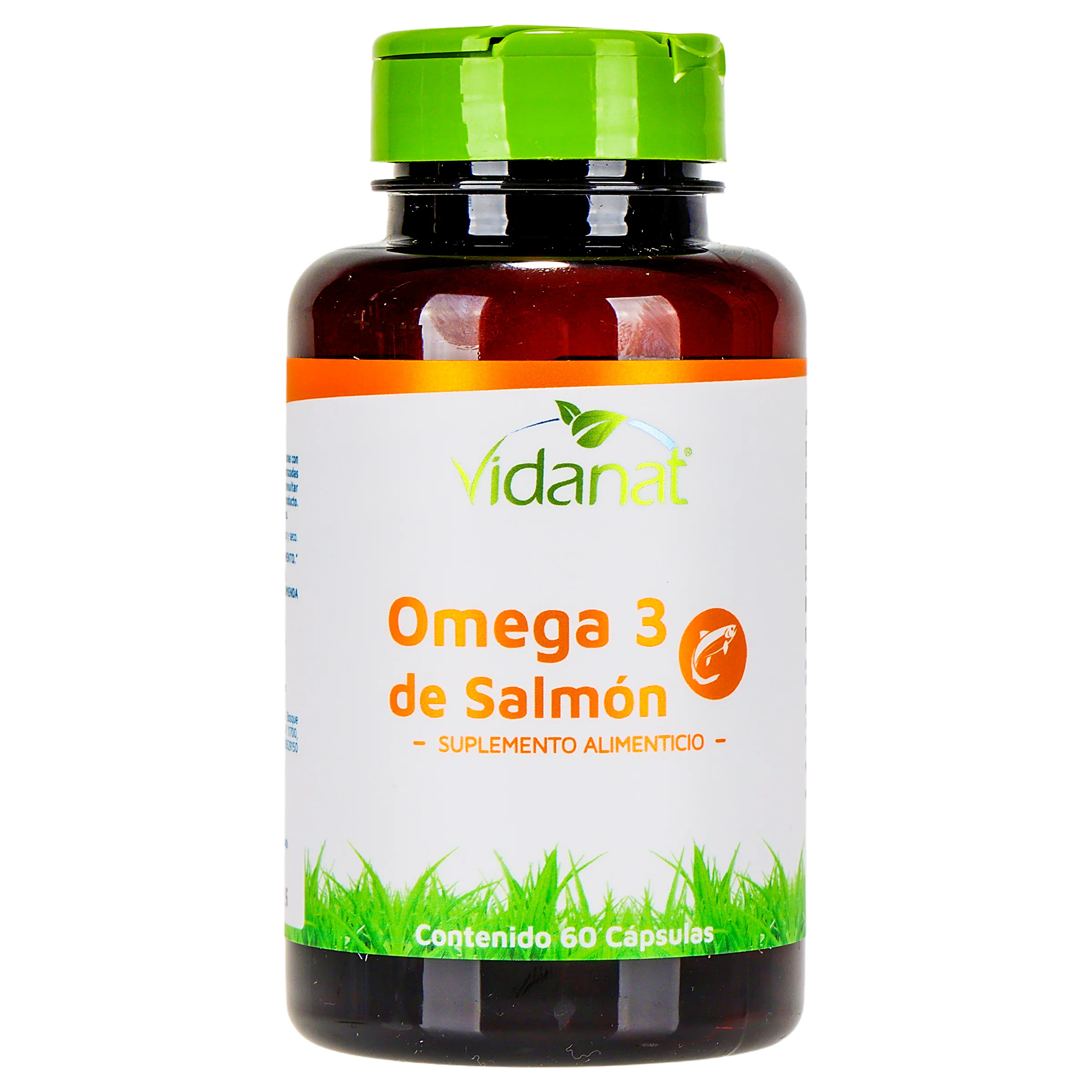 Omega 3 De Salmon Con 60 Capsulas Suplemeto Alimenticio Vidanat