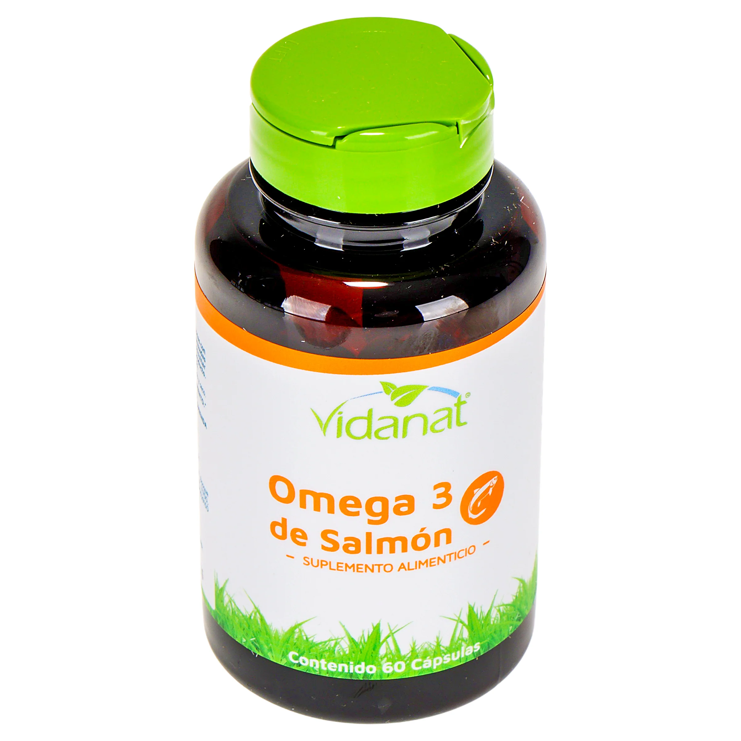 Omega 3 De Salmon Con 60 Capsulas Suplemeto Alimenticio Vidanat - Image 3