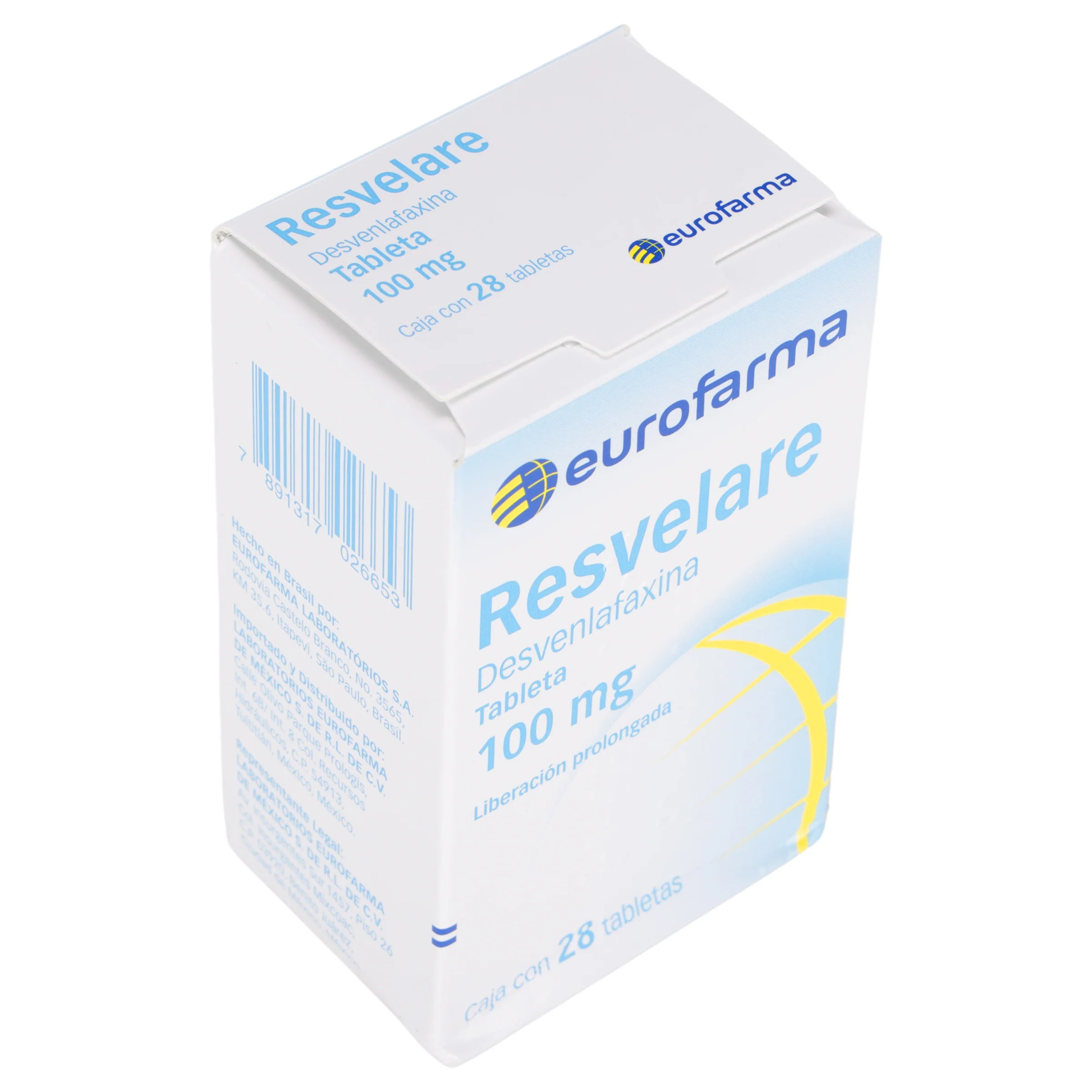 Resvelare 100 Mg Con 28 Tabletas Liberacion Prolongada - Image 2