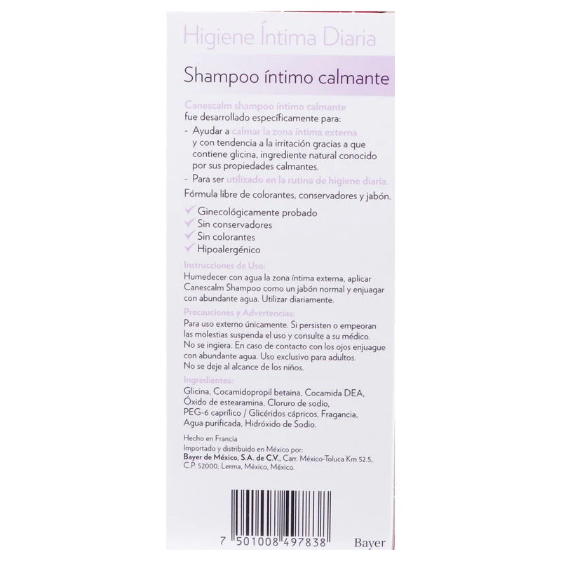 Canescalm Shampoo Intimo Calmante 200 Ml - Image 6