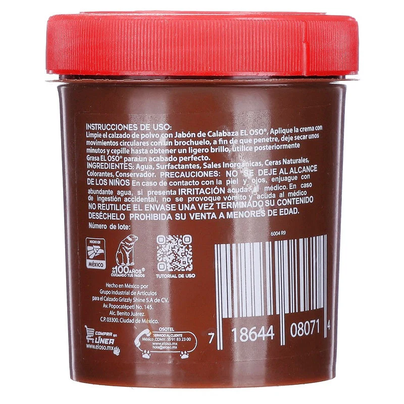 Crema Fina Para Calzado Cafe 170 G El Oso - Image 5