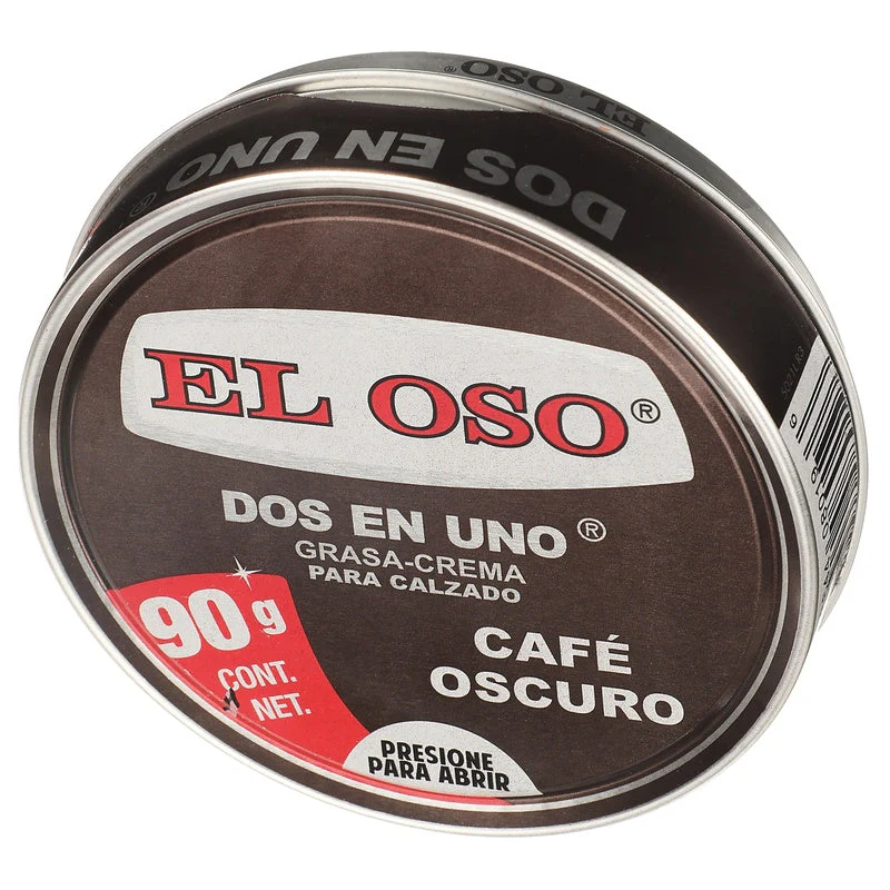 Grasa Crema Cafe Para Calzado Dos En Uno 90 G El Oso