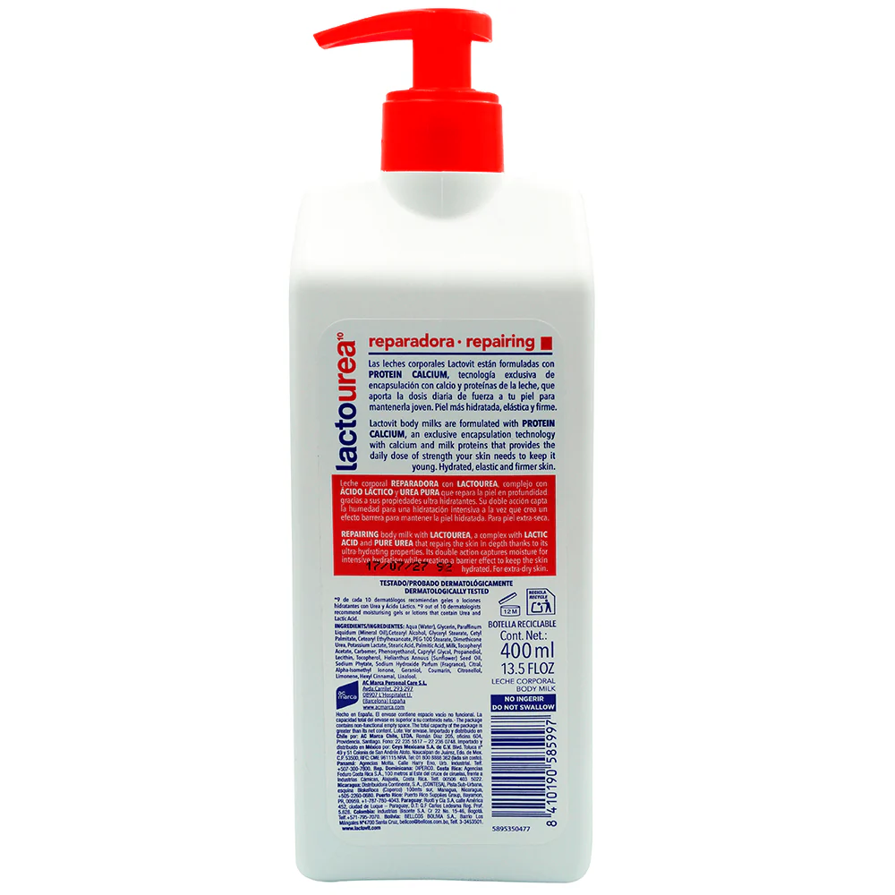 Lactovit Lactourea Piel Reparada 400 Ml - Image 3