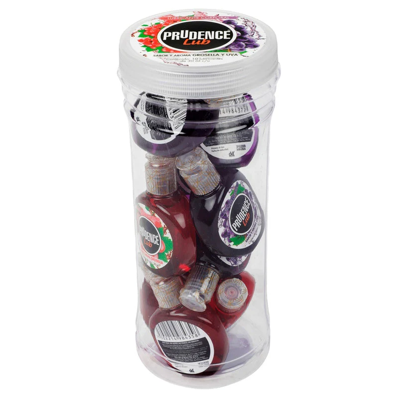 Vitrolero Lubricante Prudence Grosella - Uva Con 10 Piezas - Image 4