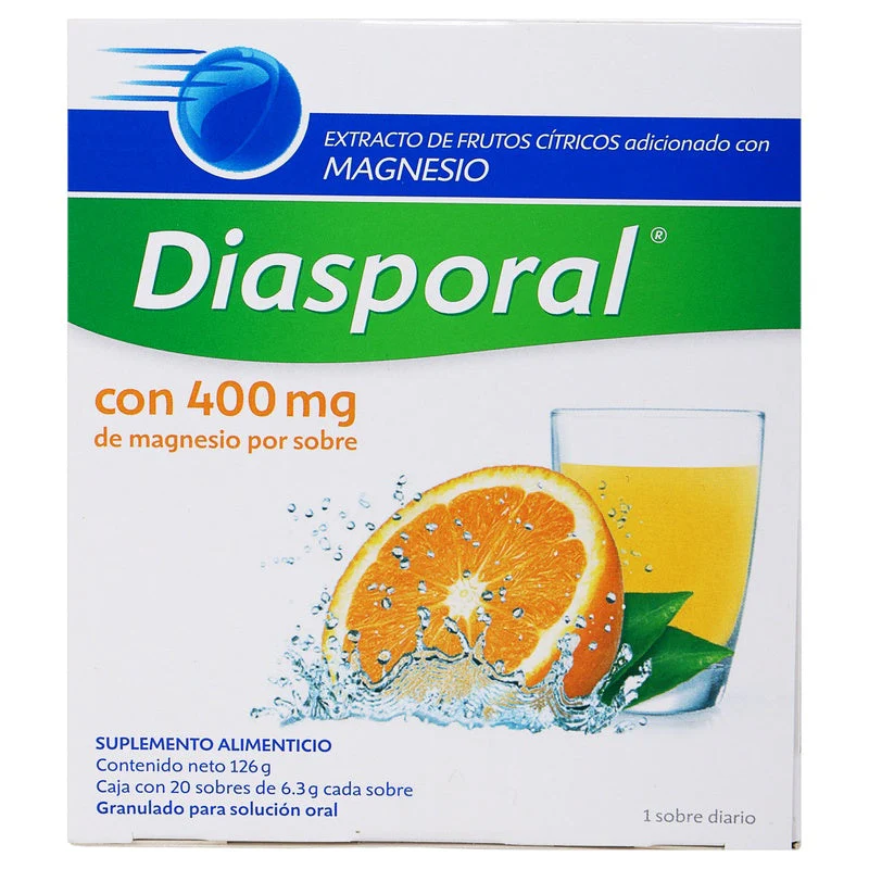 Diasporal 400 Mg Suplemento Alimenticio Con 20 Sobres Granulado - Image 6