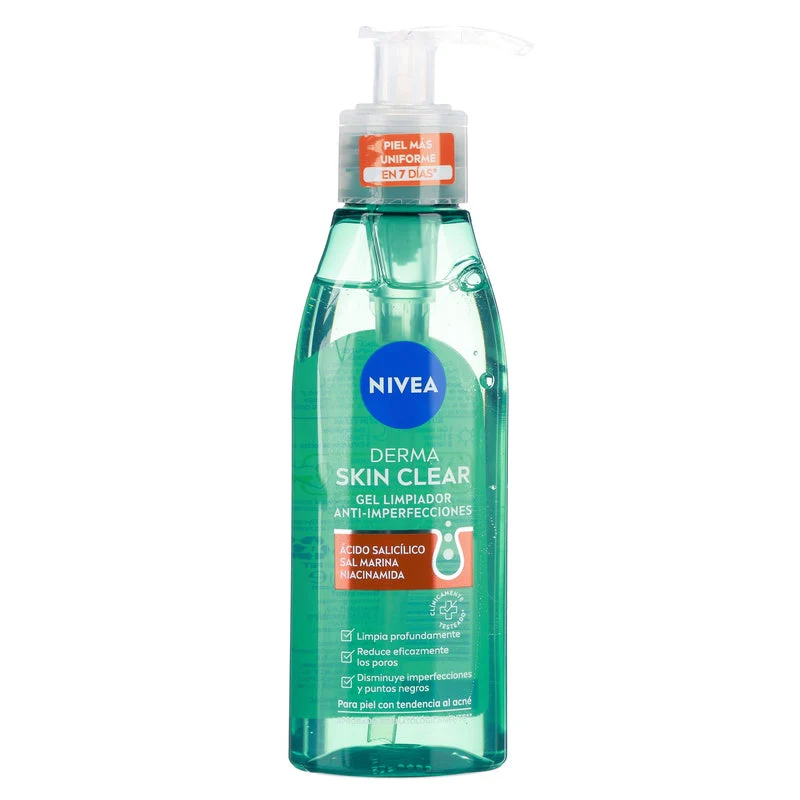Gel Nivea Skin Clear Limpiador Anti-Imperfecciones 150 Ml
