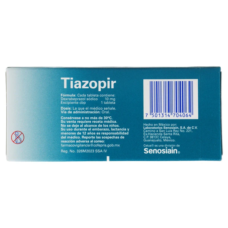 Tiazopir 10 Mg Con 14 Tabletas Liberacion Rapida - Image 6