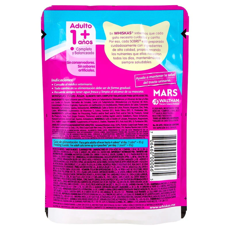 Whiskas Adulto Pouch Atun 24/85 G - Image 4
