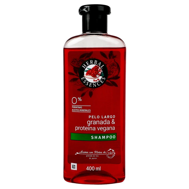 Shampoo Herbal Ess Granada-Proteina Vegana 400 Ml - Image 4