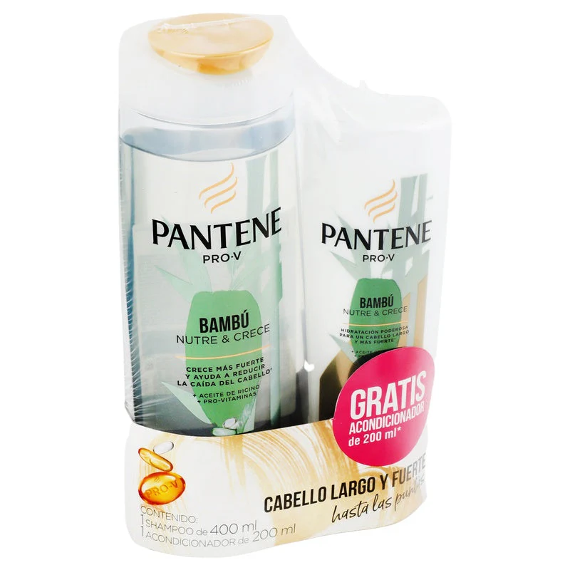 Shampoo Pantene Bambu 400 Ml + Acondicionador Bambu 200 Ml - Image 3