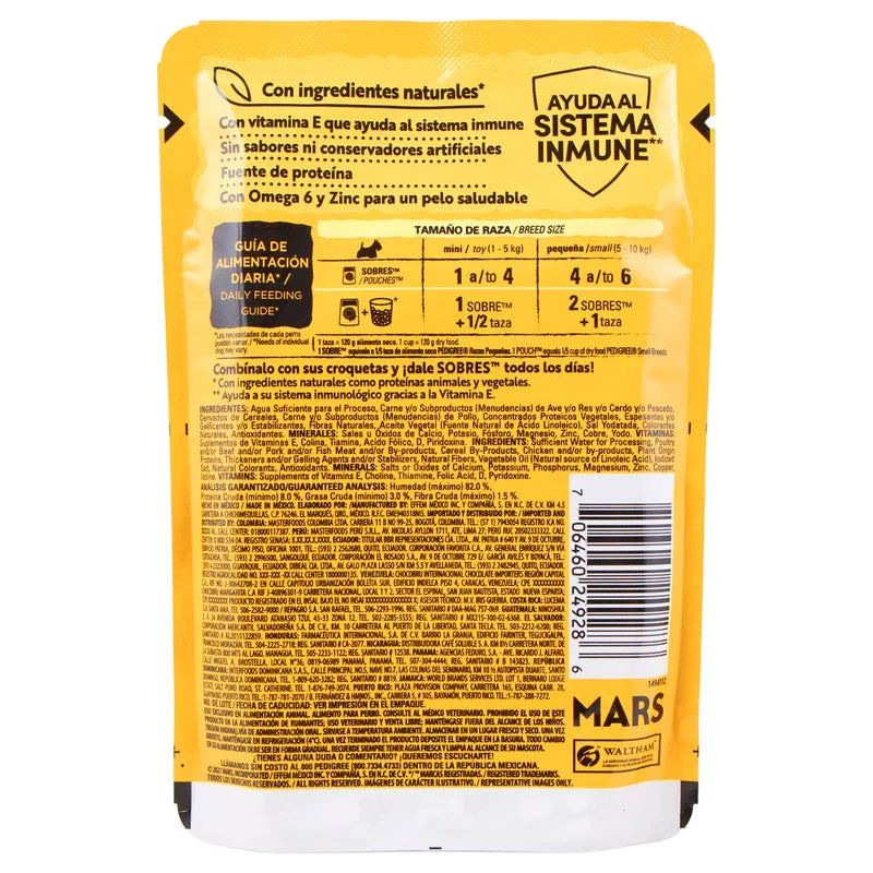 Pedigree Razas Pequeñas Pouch Pollo 24/100 G - Image 5