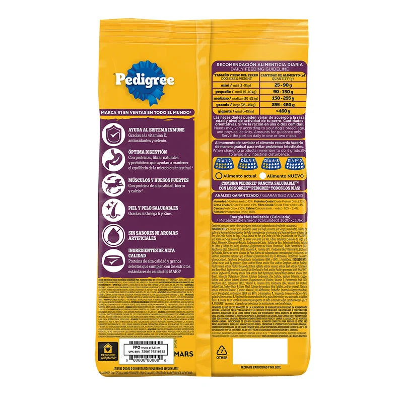 Pedigree Pancita Saludable Pavo/Salmon/Zanahoria 420 G - Image 2