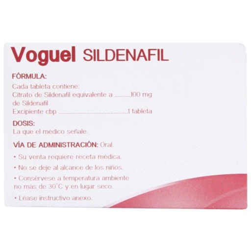 Voguel (Sildenafil) 100 Mg Con 1 Tableta - Image 6