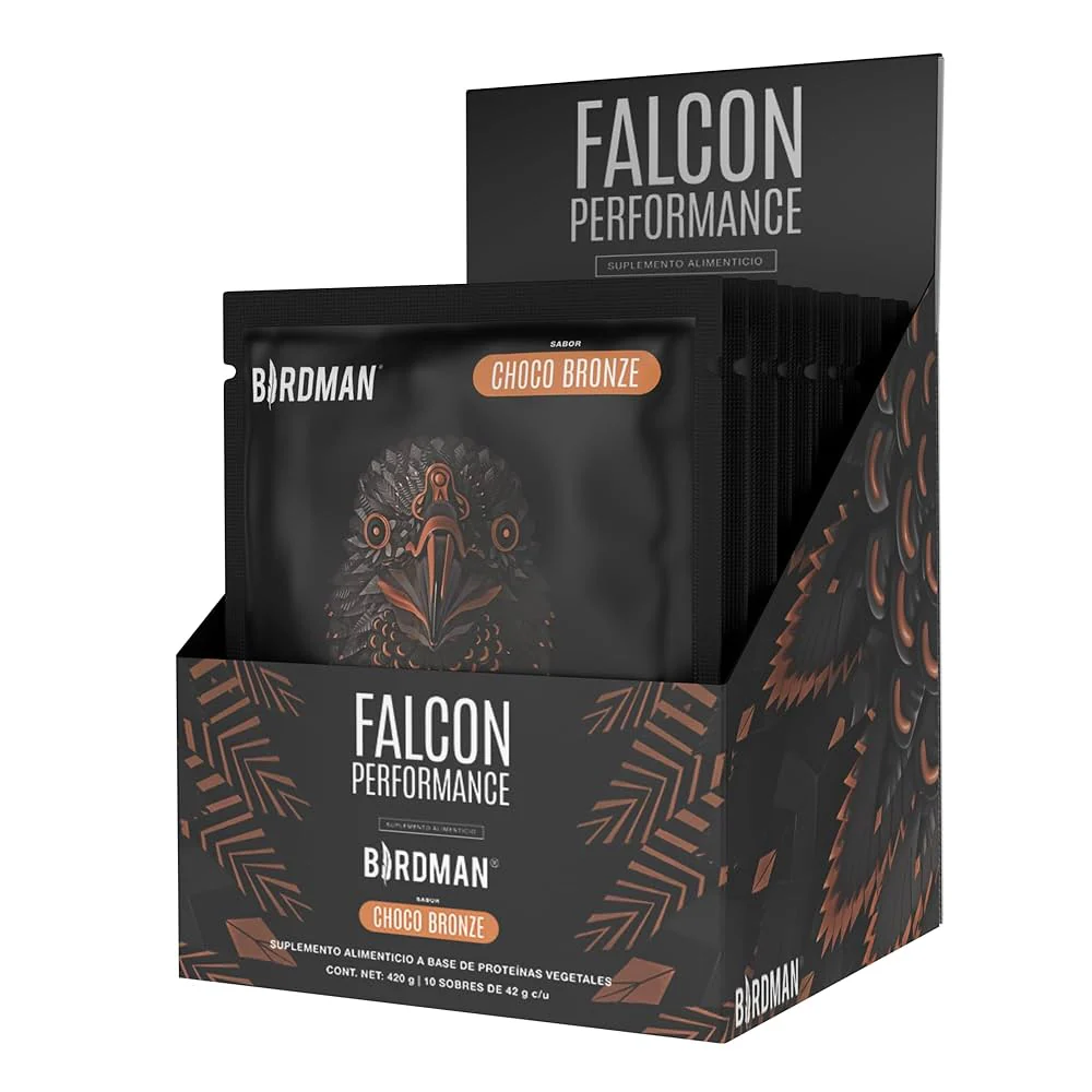 Falcon Performance Proteina Choco Bronze 420 G Con 10 Sobres Birdman