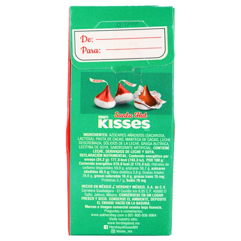 Chocolate Hersheys Navideño Kisses 34,2 G - Image 5