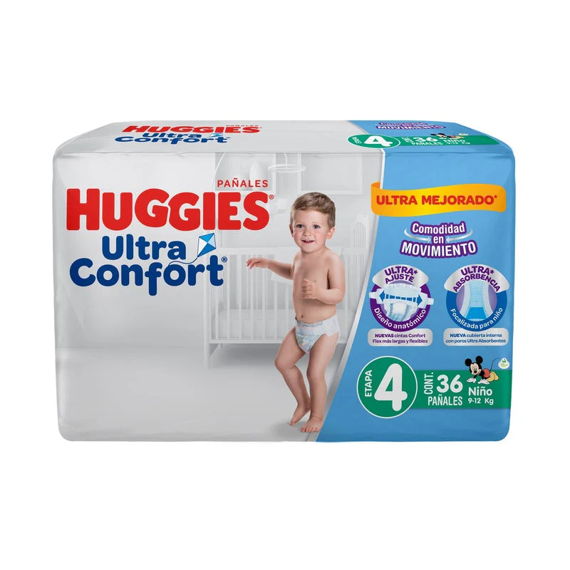 Pañal Huggies Ultraconfort Con 36 Piezas Niño Etapa 4 - Image 3