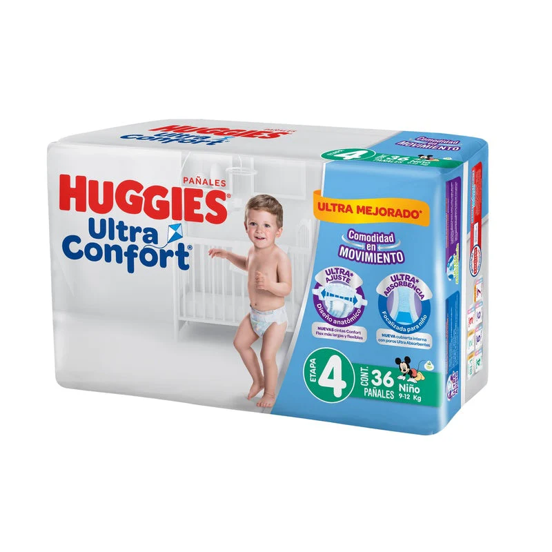 Pañal Huggies Ultraconfort Con 36 Piezas Niño Etapa 4 - Image 4