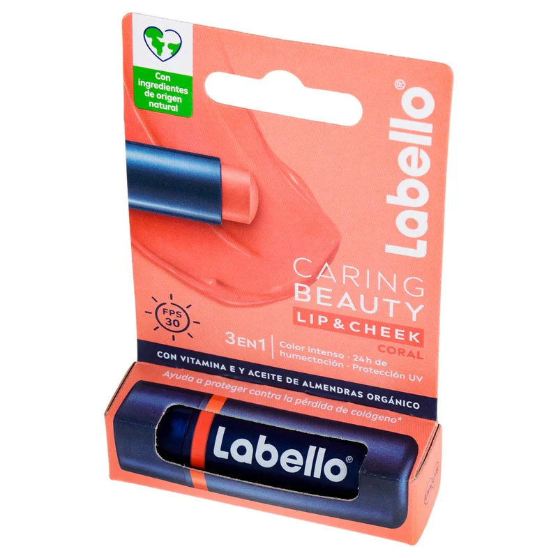 Pomada Labial Labello Caring Beauty Coral 4.8 G - Image 2