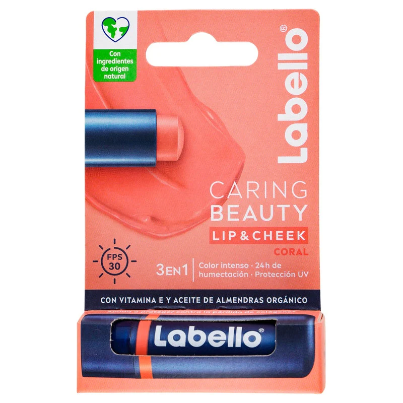 Pomada Labial Labello Caring Beauty Coral 4.8 G - Image 5