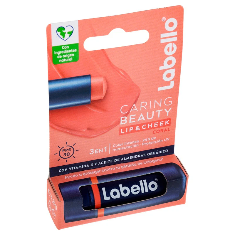 Pomada Labial Labello Caring Beauty Coral 4.8 G - Image 7