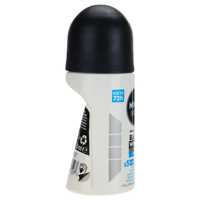 Desodorante Nivea Men Black White Fresh R-On 50 Ml - Image 3