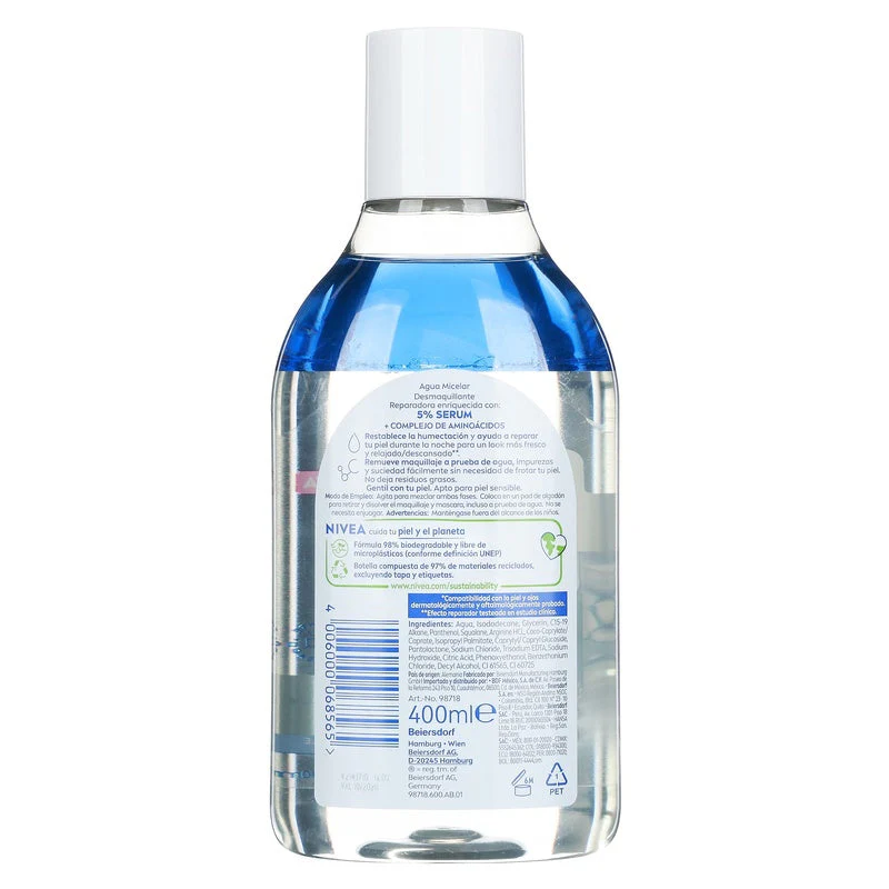 Agua Micelar Nivea Reparadora 400 Ml - Image 5