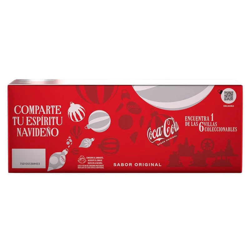 Pack 4 Coca Lata 235 Ml + Villa Navideña 2025 - Image 3