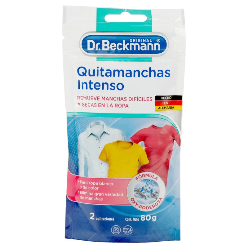 Limpiador Dr Beckman Quitamanchas Intenso Para Ropa 80 G