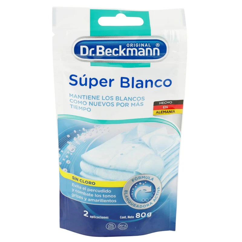 Limpiador Dr Beckman Super Blanco Intenso Para Ropa 80 G - Image 5
