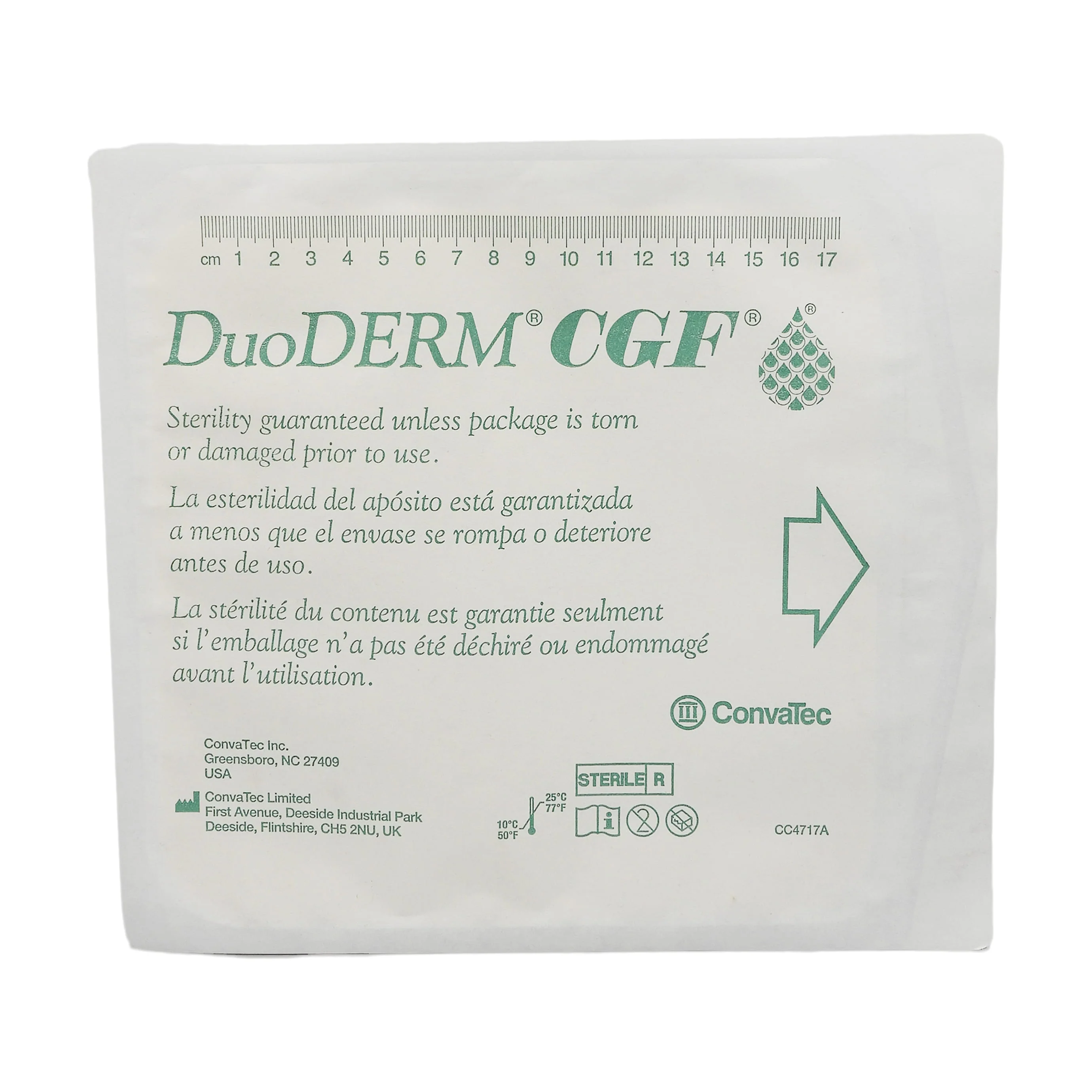 Aposito Duoderm 20X20 Con Gf 187662 Pieza Bordes Convatec