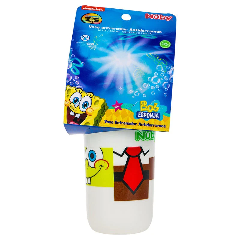 Vaso Entrenador Nuby Antid Bob Spo 10 Onzas