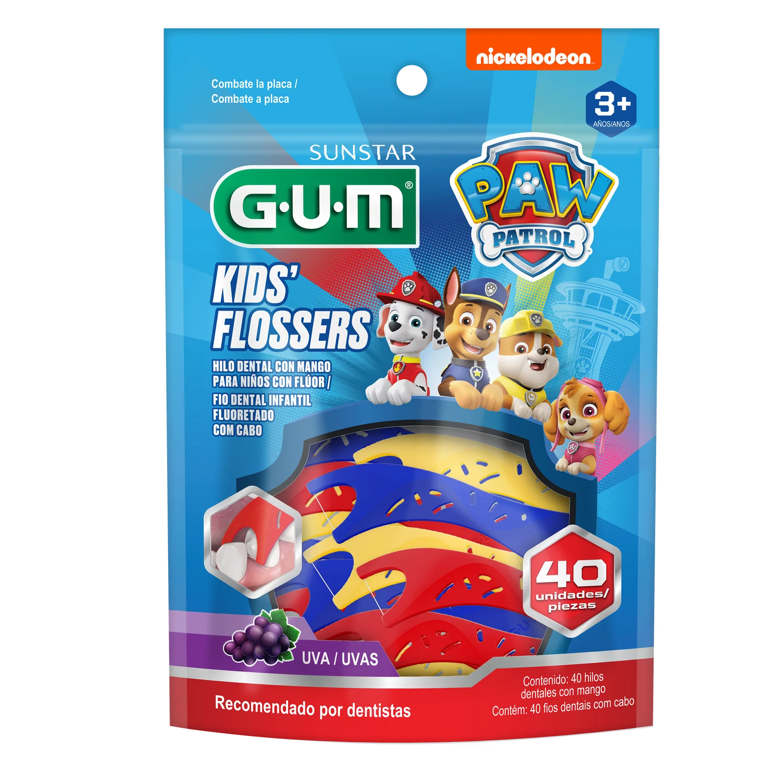 Gum Flossers Paw Patrol Con 40 Piezas