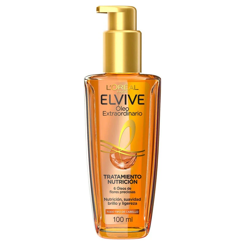 Tratamiento Capilar Nutricion Elvive Oleo Extraordinario 100 Ml - Image 6